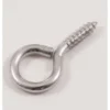 None Screw Eyes - Zinc Plated - 30mm - 8 Pack