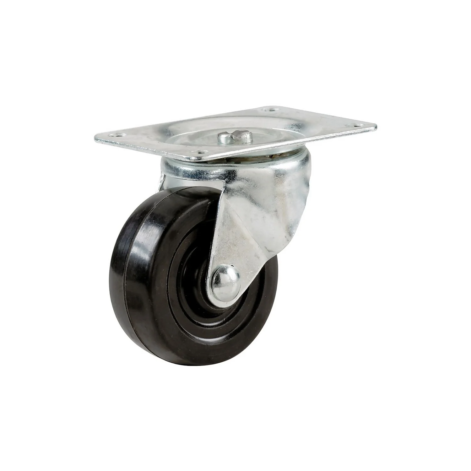 None Single Wheel Castors With Plate Fitting - 4 Pack 1 None Single Wheel Castors With Plate Fitting - 4 Pack