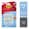 Command Mini Clear Self Adhesive Hooks With Clear Strip