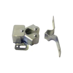 None Double Roller Catch - BZP - 46 X 31 X 13mm