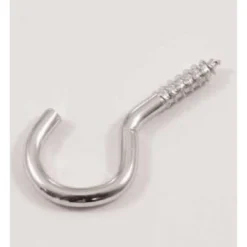 None Screw Hook - Zinc Plated - 8 Pack