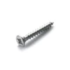 None Single Thread Screw - Stainless Steel - 4 X 40mm - 25 Pack