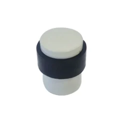 None White Cylinder Door Stop