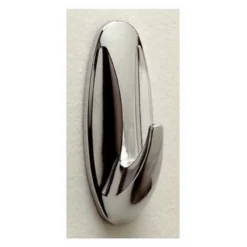 Command Self-Adhesive Medium Hook - Chrome