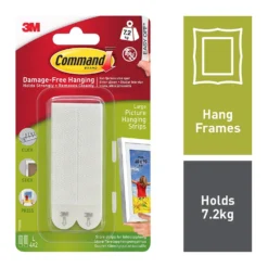 Command Large Picture Hanging Strips - 4 Sets