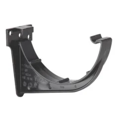 Polypipe Half Round Gutter Fascia Bracket - 112mm - Black