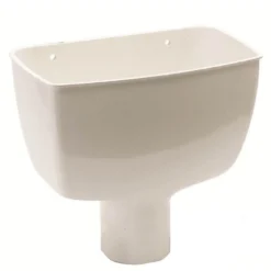 Polypipe Round Standard Hopper Head - 68mm - White