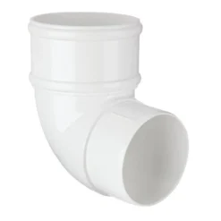 Polypipe Downpipe Offset Bend - 68mm X 92.5 Degree - White