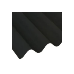 Coroline Black Corrugated Bitumen Roof Sheet - 2m