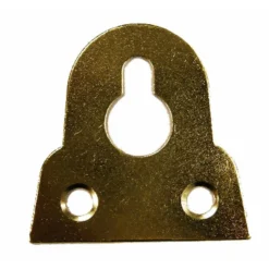 None Brass Slot Picture Bracket 50mm - 2 Pack