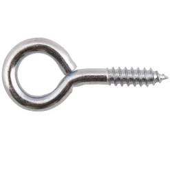 None Zinc Screw Eyes - 75mm - 2 Pack