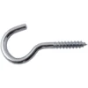 None Zinc Screw Eyes - 80mm - 2 Pack