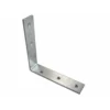 None Corner Brace Zinc 100mm - 8 Pack
