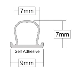 Stormguard High Performance Silicone Seal Clear - 6m -COMMAND Sales Store 12813955 1224832978879454