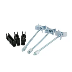 Unika Easibolt & 150mm Worktop Bolts - 3 Pack