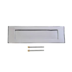 Victorian Polished Chrome Letter Plate - 254 X 77mm
