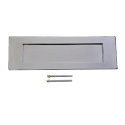 Victorian Chrome Letter Plate - 307 X 96mm