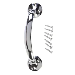 Victorian Bow Handle - Polished Chrome - 150mm