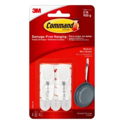 Command Medium Self Adhesive Wire Toggle Hooks -COMMAND Sales Store 12814403 8574832990218737