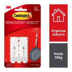 Command Medium Self Adhesive Wire Toggle Hooks