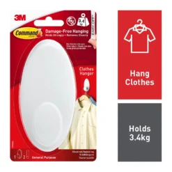 Command Self Adhesive Clothes Hanger