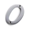 Chrome Screw Fixing House Number - 75mm - 0