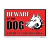 Medium Beware Of The Dog Sign - 300 X 200mm