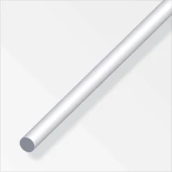 Anodised Aluminium Round Rod Profile - 1m X 4mm