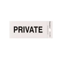 Self Adhesive Private Sign - 100 X 50mm