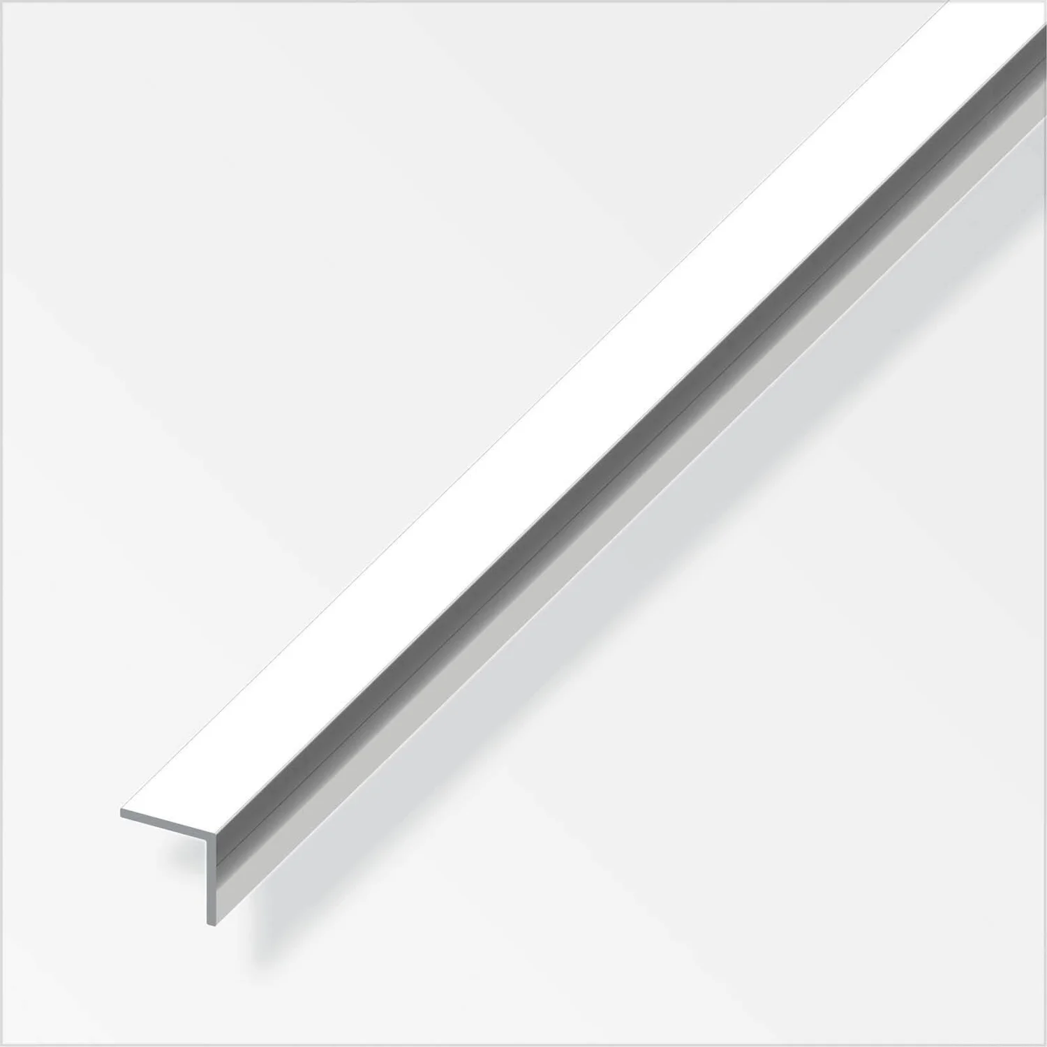 Aluminium Equal Angle Profile - Chrome Finish - 15mm X 15mm X 1m 1 Aluminium Equal Angle Profile - Chrome Finish - 15mm X 15mm X 1m