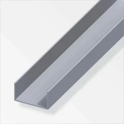 Aluminium Rectangular U Combitech Profile - 1m X 11.5 X 19.5mm