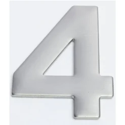 Suburban Self Adhesive House Number - 75mm - 4