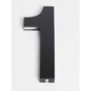 Ultra Black House Number - 120mm - 1