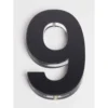 Ultra Black House Number - 120mm - 9
