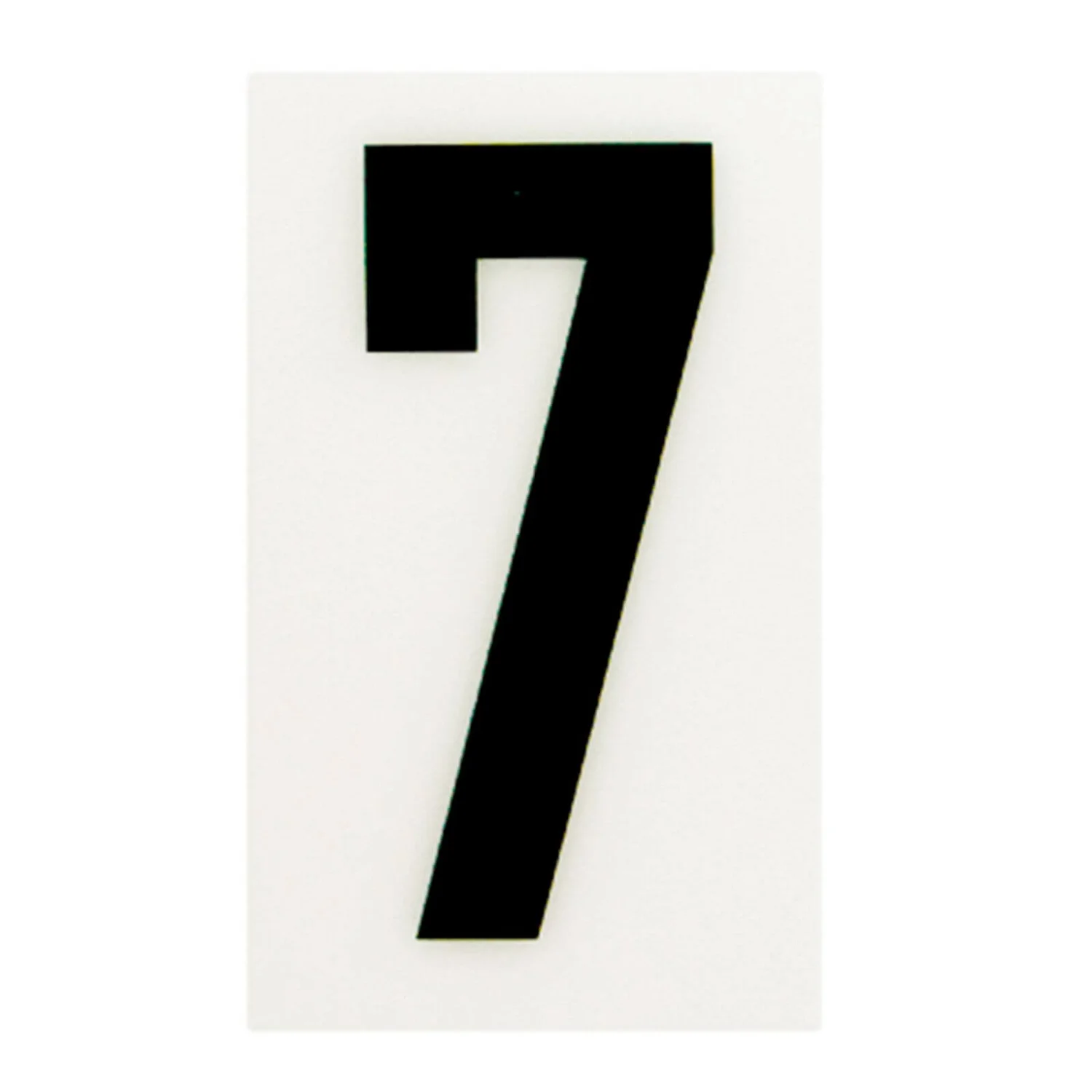 Breeze White Self Adhesive House Number - 60mm - 7 1 Breeze White Self Adhesive House Number - 60mm - 7