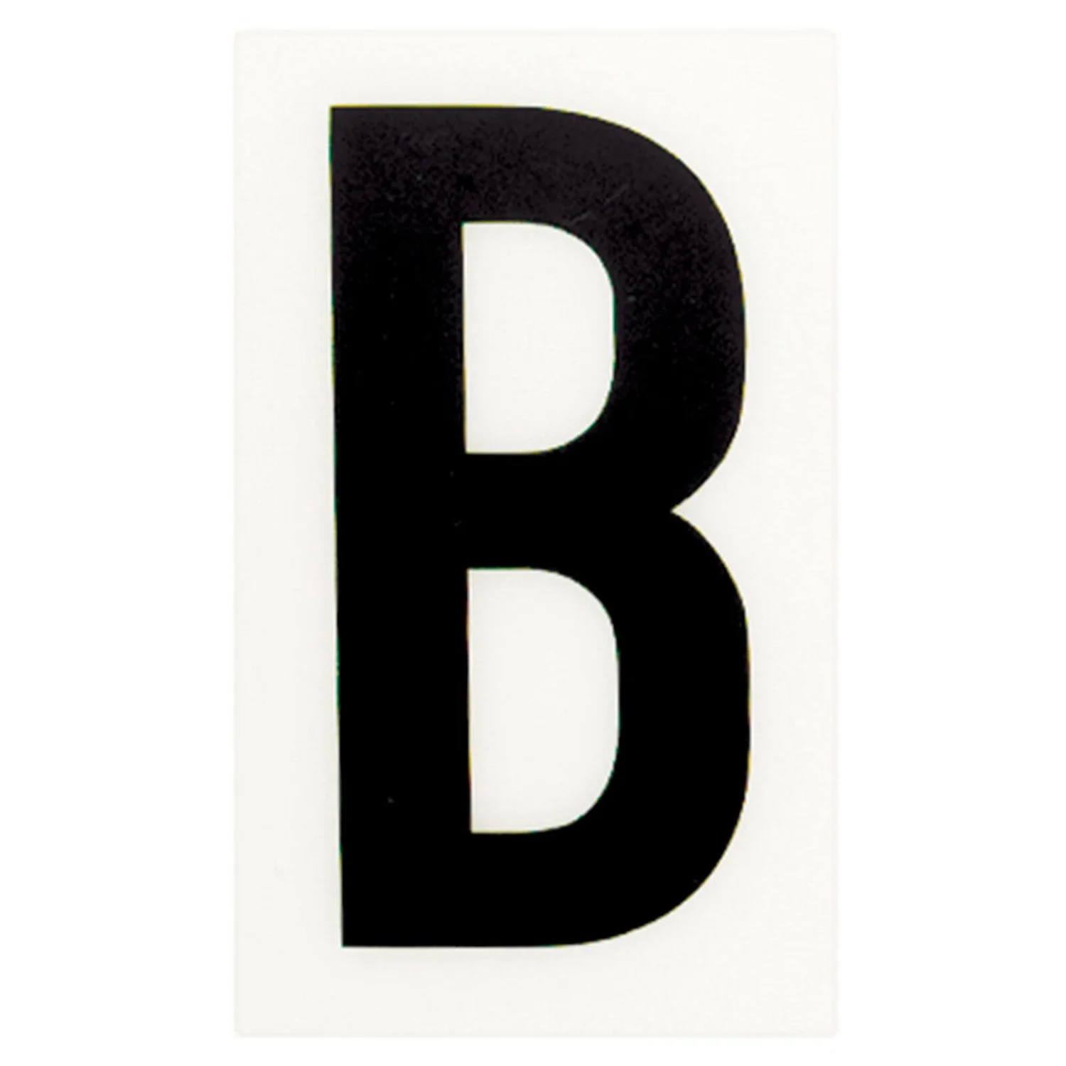Breeze White Self Adhesive Letter - 60mm - B 1 Breeze White Self Adhesive Letter - 60mm - B