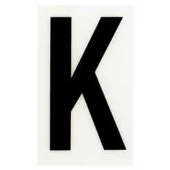 Breeze White Self Adhesive Letter - 60mm - K