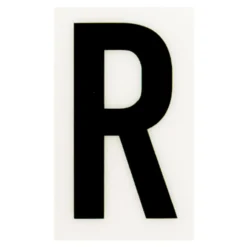 Breeze White Self Adhesive Letter - 60mm - R