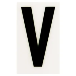 Breeze White Self Adhesive Letter - 60mm - V