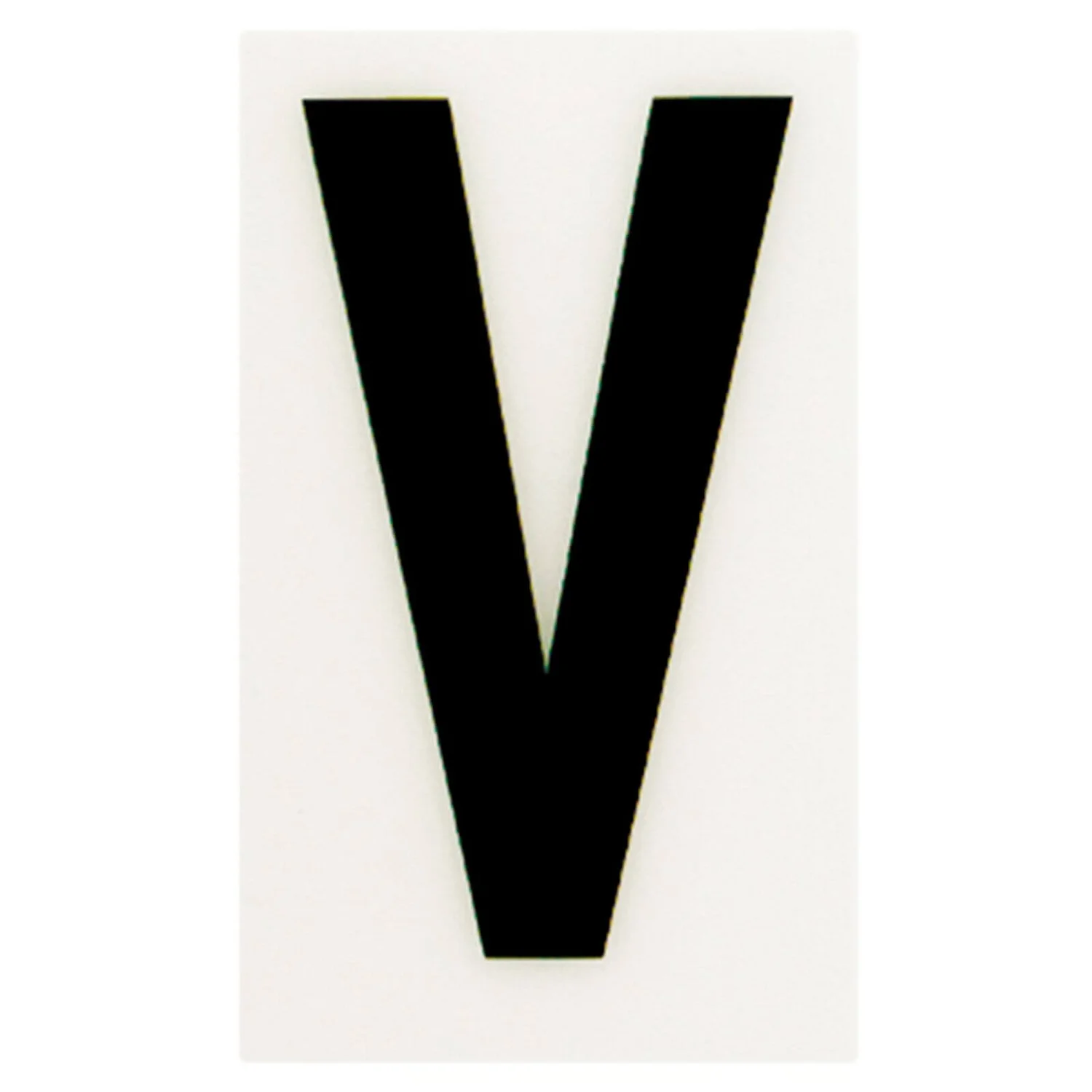 Breeze White Self Adhesive Letter - 60mm - V 1 Breeze White Self Adhesive Letter - 60mm - V