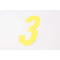 Yellow Wheelie Bin Number - 3