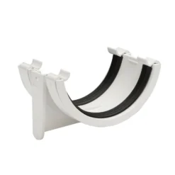 Polypipe Half Round Gutter Union Bracket - 112mm - White