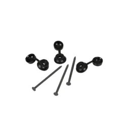Coroline Black Fixings - 5 Packs Of 20