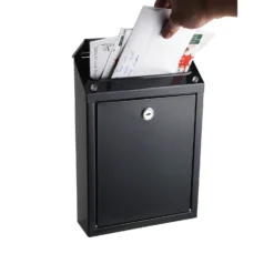 Sandleford Cooper Wall Mount Mailbox - Black