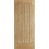 Norfolk External Unfinished Oak Door - 762 X 1981mm