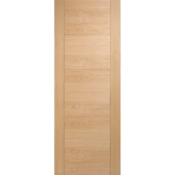 Vancouver Internal Prefinished Oak 5 Panel Fire Door - 762 X 1981mm