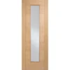 Vancouver Long Light Internal Prefinished Oak 1 Lite Door - 762 X 1981mm