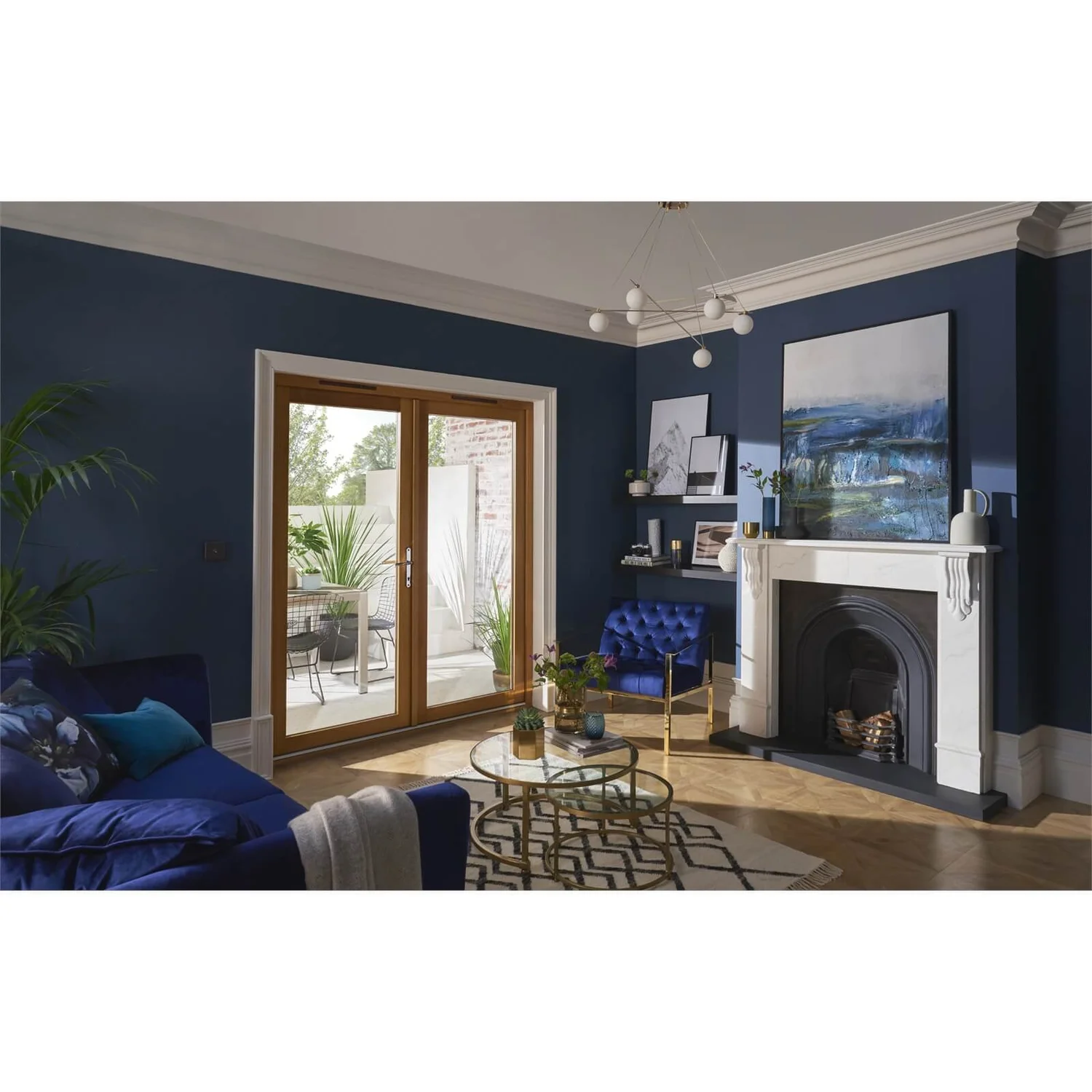 Kinsley Oak French Patio Doorset 1794 X 2094mm 3 Kinsley Oak French Patio Doorset 1794 X 2094mm - Image 3