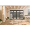 Bedgebury Grey Folding Sliding Patio Doorset 2994 X 2094mm