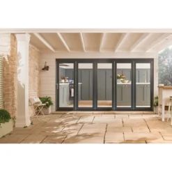Bedgebury Grey Folding Sliding Patio Doorset 3594 X 2094mm